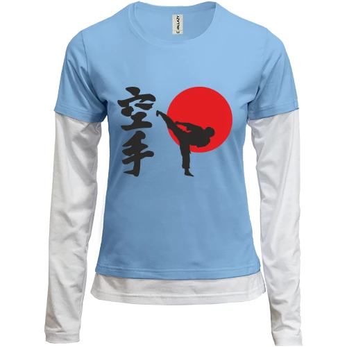 Женский лонгслив Комби Karate