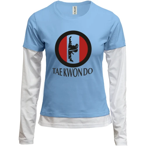 Женский лонгслив Комби WTF World Taekwondo