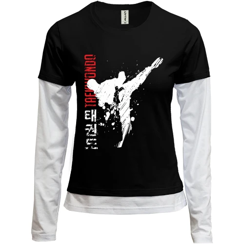 Женский лонгслив Комби spot Taekwondo