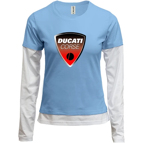 Женский лонгслив Комби Ducati Corse