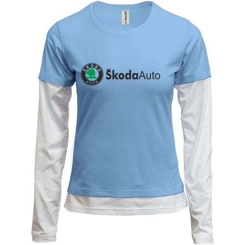Женский лонгслив Комби Skoda auto