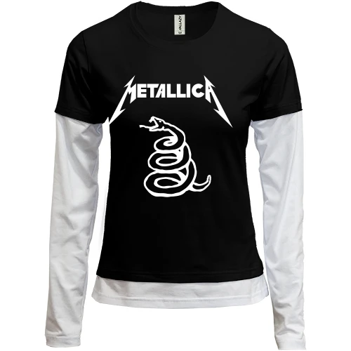 Женский лонгслив Комби Metallica - The Black Album