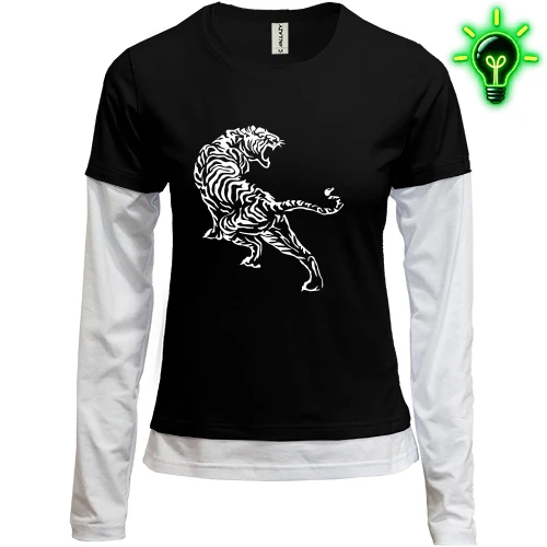 Женский лонгслив Комби Tiger