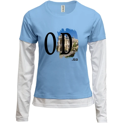 Женский лонгслив Комби od.ua (Одесса)
