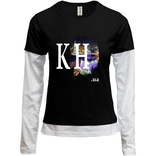 Женский лонгслив Комби kh.ua (Харьков)