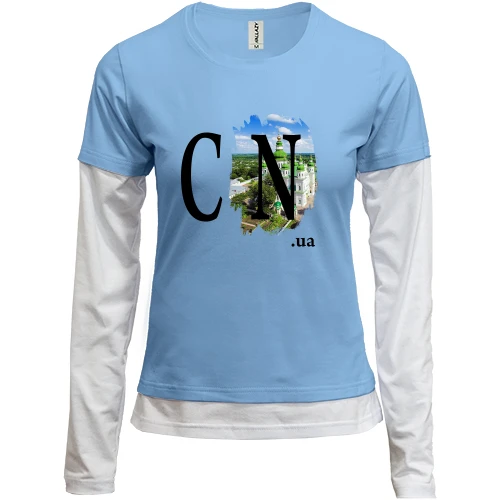 Женский лонгслив Комби cn.ua (Чернигов)