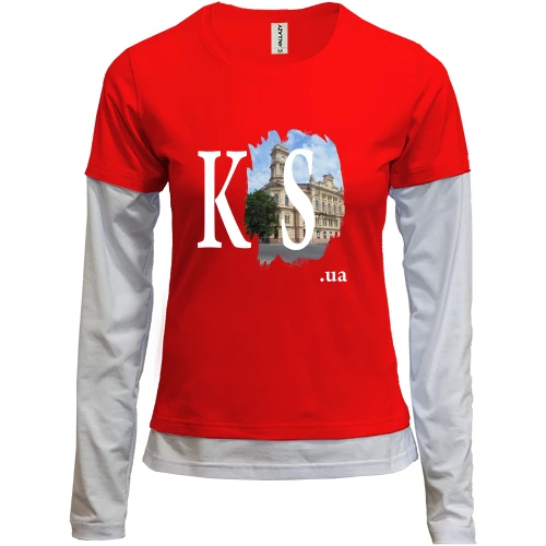 Женский лонгслив Комби ks.ua (Херсон)