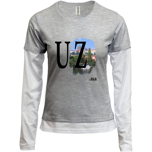 Женский лонгслив Комби uz.ua (Ужгород)