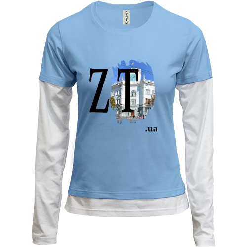 Женский лонгслив Комби zt.ua (Житомир)