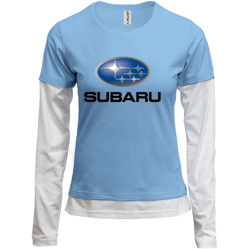 Жіночий лонгслів Комбі з лого Subaru