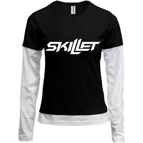 Женский лонгслив Комби Skillet
