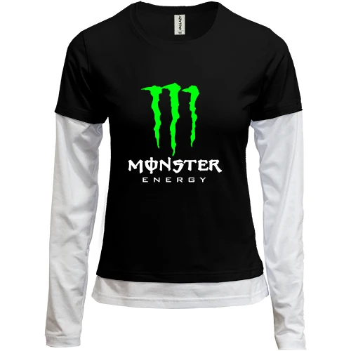 Женский лонгслив Комби Monster Energy