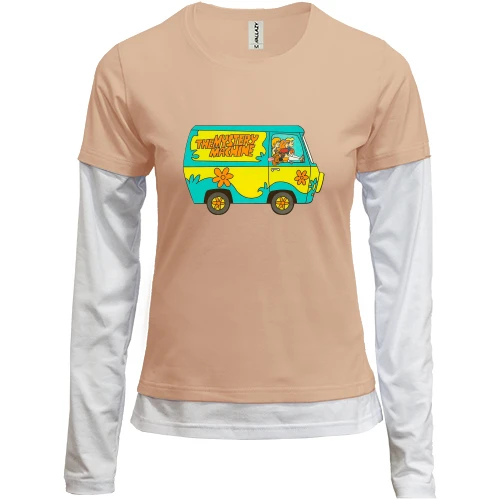 Женский лонгслив Комби The Mystery Machine