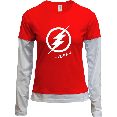 Женский лонгслив Комби Flash