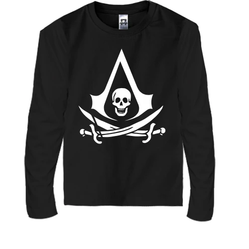 Дитячий лонгслів з лого Assassin's Creed 4