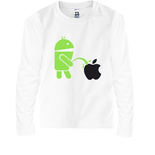 Дитячий лонгслів Android vs Apple