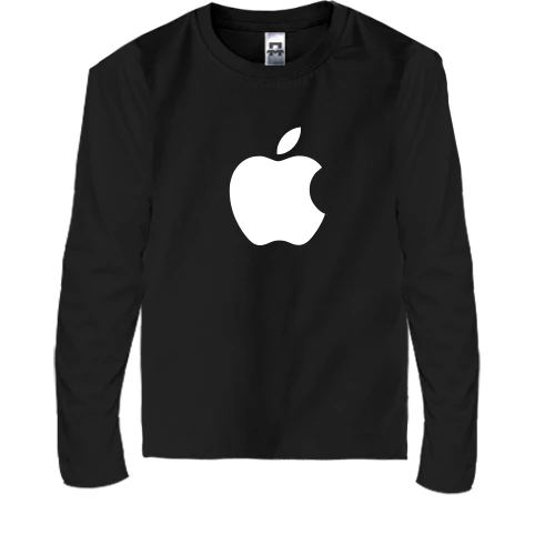 Детский лонгслив с лого Apple