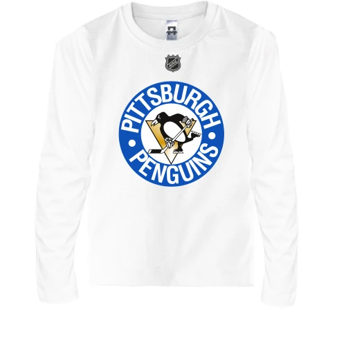 Детский лонгслив Pittsburgh Penguins wiite