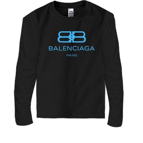 Детский лонгслив, Черный, Balenciaga