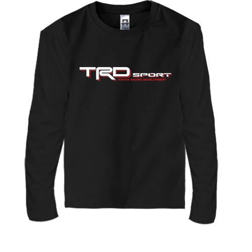 Детский лонгслив, Белый, TRD (3)