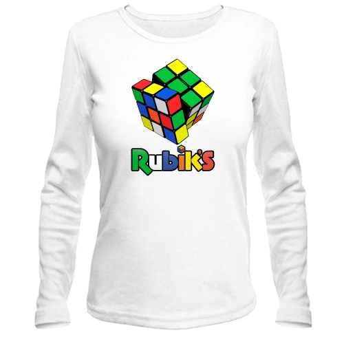 Женский лонгслив Кубик-Рубик (Rubik's Cube)