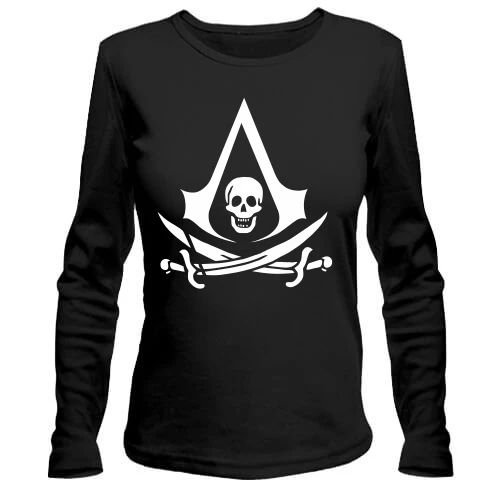 Женский лонгслив с лого Assassin’s Creed 4