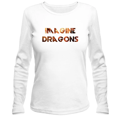 Жіночий лонгслів Imagine Dragons (вогняний дракон)