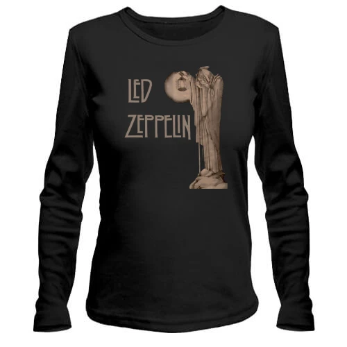 Жіночий лонгслів, Чорний, Led Zeppelin (Stairway to heaven)