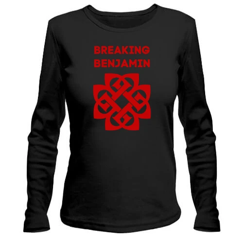 Женский лонгслив, черный, Breaking Benjamin (2)