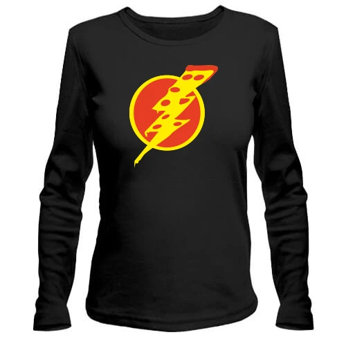 Жіночий лонгслів Flash Pizza