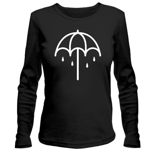 Жіночий лонгслів, чорний, з Bring me the horizon - Happy song