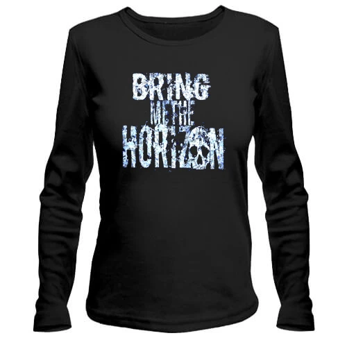 Жіночий лонгслів, чорний, з Bring me the horizon арт (2)