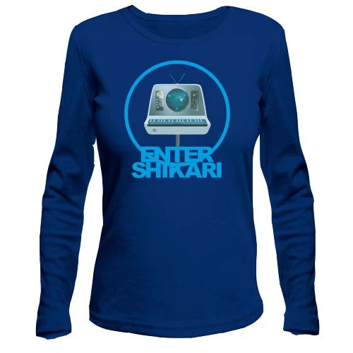 Жіночий лонгслів, синій, Enter Shikari The Spark