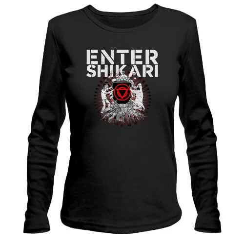 Жіночий лонгслів, чорний, Enter Shikari Take To The Skies