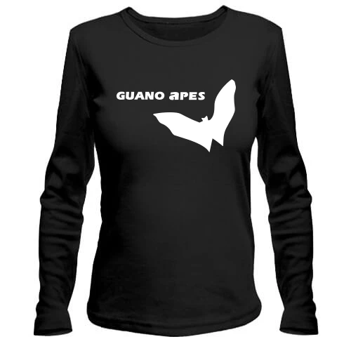 Жіночий лонгслів, чорний, Guano Apes Logo