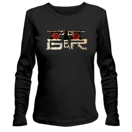Жіночий лонгслів, чорний, G and R