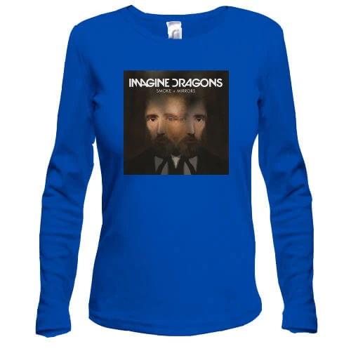 Жіночий лонгслів, синій, Imagine Dragons Smoke plus Mirrors (2)