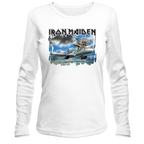 Жіночий лонгслів Iron Maiden - Монстр на літаку