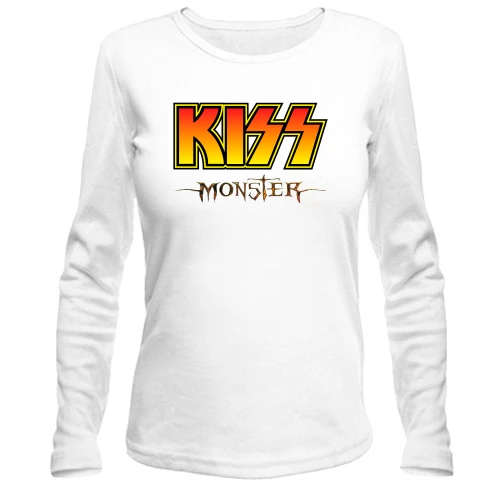 Женский лонгслив KISS Monster