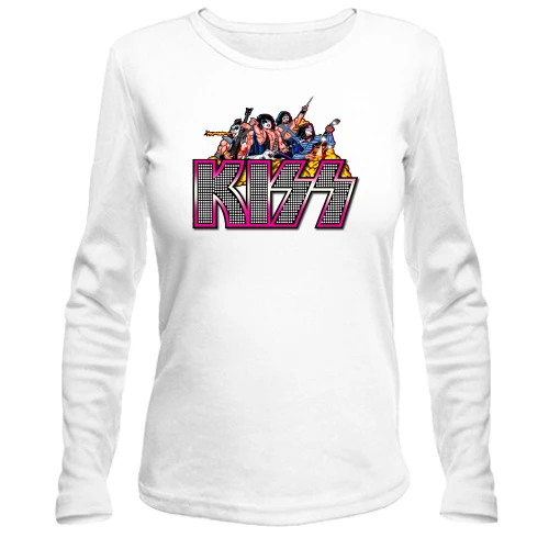 Женский лонгслив KISS Band