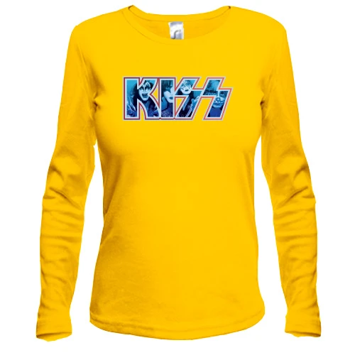 Жіночий лонгслів KISS з гуртом