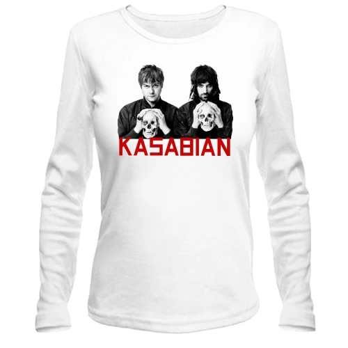Жіночий лонгслів Kasabian з черепом