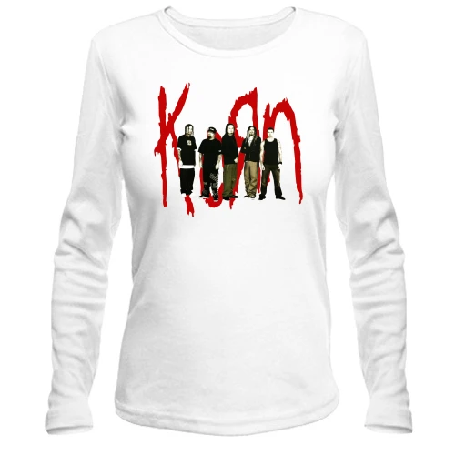 Женский лонгслив Korn Band