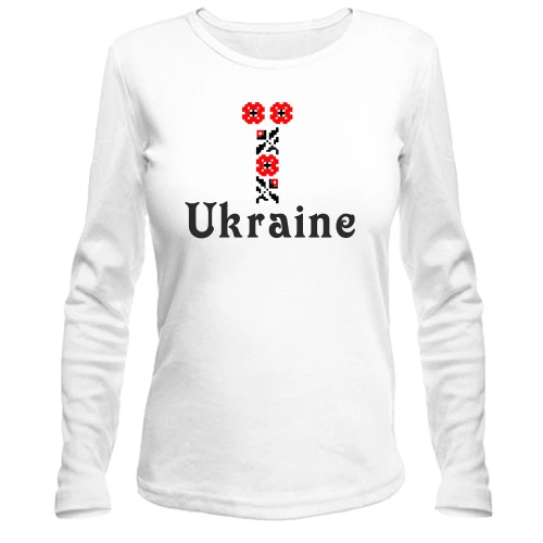 Женский лонгслив Вышиванка Ukraine