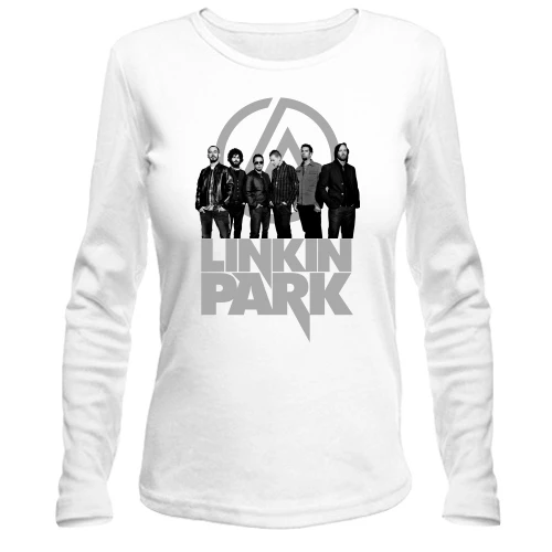 Женский лонгслив, Белый, Linkin Park Band