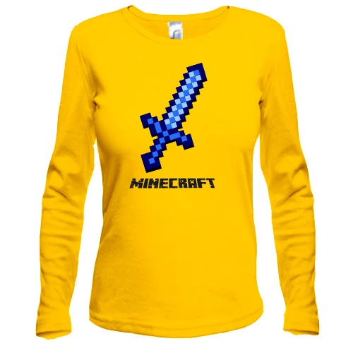 Жіночий лонгслів Списа Minecraft