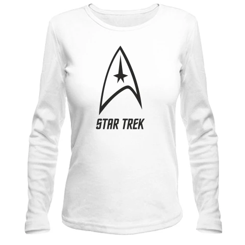 Жіночий лонгслів, білий, Star Trek