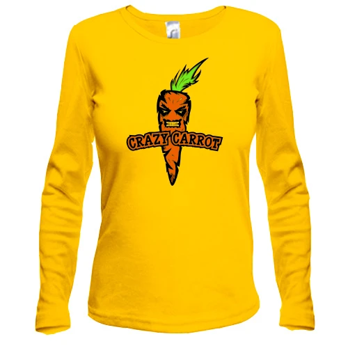 Женский лонгслив Crazy Carrot
