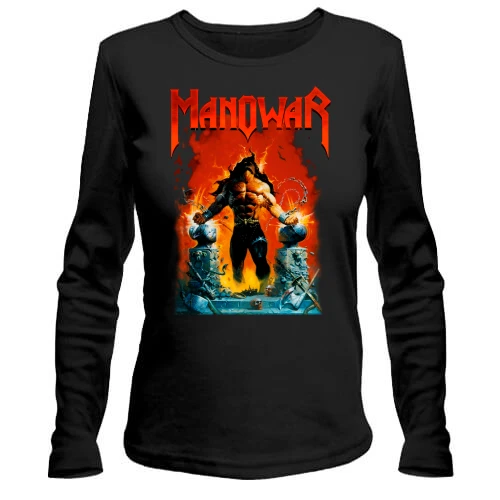 Женский лонгслив Manowar - Louder Than Hell