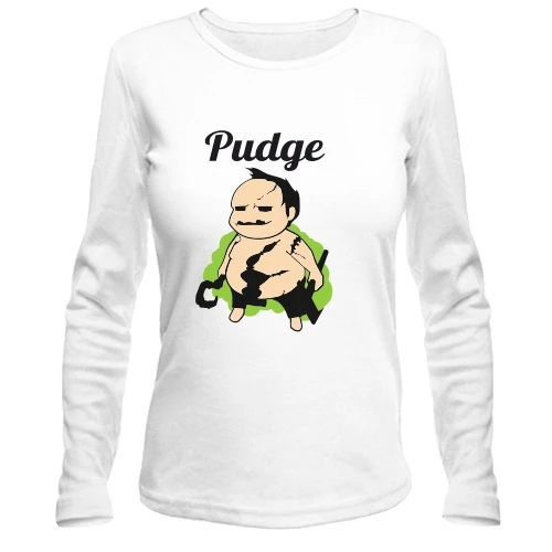 Женский лонгслив, Белый, Pudge Dota 2